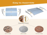 Awning for Door Entrance Window, 38x40 Inch Window Canopy Exterior, UV Rain Snow Protection for 80876054