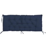 Outdoor Swing Cushions 70 Inch, Waterproof 4" Thick Porch Swing Cushion Replacement with Backrest 16828015