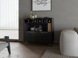 Wengue Bar Cabinet Wine Storage & Display B062P290228