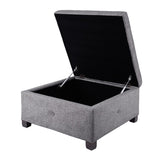 Soft Close Storage Ottoman B03548225