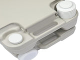 10L Portable Removable Flush Toilet with Double Outlet 18275673