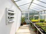 10" Shutter Exhaust Fan, 820 CFM High-Speed, Wall Mount with AC Motor, for Greenhouse, Garage, Shed 30139476