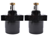 Pair Hydrulic Wheel Motor 114-0549 Replacement for Exmark Parker TE0195JS250AAMU 1140549 49075640