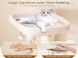 63" Wooden Cat Tree - 2-Story Condo with Bamboo Interior, 5 Sisal Scratching Posts, 44 lbs Per Layer 78450148