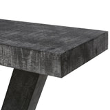 60 Inches Vintage Distressed Wood Entryway Bench with 2-Tier Solid Wood Veneer Storage Cabinet, W1445P287873