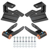 4" Drop Kit Rear Shackles & Hangers For Chevy Silverado 1500 GMC Sierra 1500 2WD 1999-2006 38748403