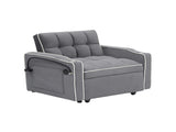 1 versatile foldable sofa bed in 3 lengths, modern sofa sofa sofa velvet pull-out bed, adjustable W2564P384180