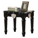 Black End Table with Turned Legs B062P189193