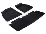 Black All-Weather Floor Mats fit for Tesla Model S 2015-2020 TPE Waterproof Car Mat 47503182