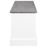 White and Weathered Grey 3-Drawer Storage B062P153583