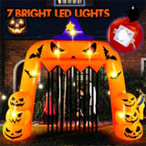 10.4x11.6ft Giant Halloween Inflatable Pumpkin Arch - 7 LED Lights, Built-in Blower for Easy 37333632