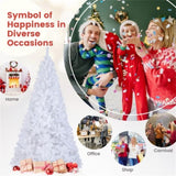8 Feet White Christmas Tree 01440023