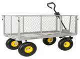 3-in-1 Oversized Steel Garden , 880lbs Pullable Mesh Metal Garden, All-Terrain Utility 58365915