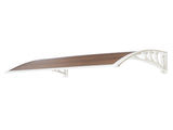 HT-100 x 80 Household Application Door & Window Rain Cover Eaves Brown Board & 14592252