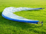 18-foot retractable pool cover, PVC film fiberglass rod pool fence, outdoor swimming pool 84206541