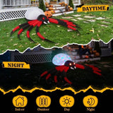 11.8 FT Inflatables Crawling Spider Outdoor Decorations with Rotating LED Lights, Scary 23890780