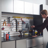 Astro Series 32 in. W x 28 in. H x 20 in. D Metal Wall Mounted Base Door Storage Cabinet B040P285916