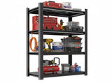 63-Inch Tall Metal Storage Shelf, 1200 LBS Weight Capacity, 4-Tier Adjustable Height Storage Rack, 89150908