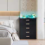 black pitted particleboard with triamine coating, tempered glass 66*35*83cm, visible side of 92510880