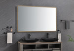 ZUN 60x 36Inch LED Mirror Bathroom Vanity Mirror with Back Light, Wall Mount Anti-Fog Memory Large W127253475