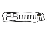 Aluminum Engine Valve Cover fit for 2010-2012 Ford Escape and Fusion 2.5L V6 55264879