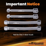 Front Upper Lower Adjustable Control Arms 0-6" Lift For Jeep Wrangler JK 2007-18 92466292