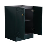 24" Freestanding Bathroom Vanity & 2 Soft-Close Cabinet Doors -Excluding Sink W999P241071