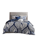 Full/Queen 6 Piece Printed Duvet Cover Set B03597317