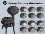 High Pressure 3-Way Rainfall Combo, Luxurious Rain Showerhead and Hand Held Shower Separately or 94289567