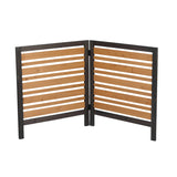 2-Panel Outdoor Air Conditioner Fence Screen, Outsideood Privacy Fence, Backyard Garden Patio 38" W2640P290610