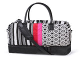Canvas Weekender Bag, Overnight Travel Carry On Duffel with Shoe Pouch and Toiletry 85417384