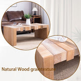 48.2" Rectangular Center Table for Living Room Stylish rectangular coffee table blends rustic W2729P309445