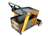 Multi-function welder trolley, MIG TIG ARC plasma cutter storage tank with 2 safety chains, portable 64948607