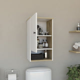 ZUN St. Angelo Medicine Cabinet, Two Internal Shelves, Single Door, One Shelf B200P188812