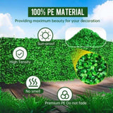 24 Pcs 24x16inch Artificial Grass Wall Panels, Decorative Boxwood Grass Backdrop for Outdoor Garden 21143649