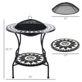 ZUN Outdoor Fire Pit 55053983