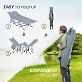 ZUN Folding Camping Chairs / Camping Cot （Prohibited by WalMart） 68645836