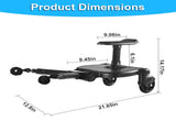 New-Universal Stroller Board with Detachable Seat, 2in1 Sit and Stand Stroller Glider Board for Most 33117985