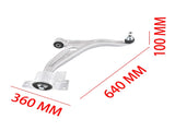 2Pcs Front Lower Left and Right Control Arm Fit for Mercedes-Benz GLA250 2015-2025 GLB250 2020-2025 98957257