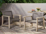 HAMPTON WOOD AND WICKER DINING CHAIR 60400.00MBLK