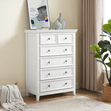 ZUN Modern 6 Drawers Dresser 6 Drawers Cabinet,Chest of Drawers Closet Organizers and Clothes W2275P149796