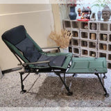Camping Lounge Chair with Detachable Footrest, Portable Folding Reclining Camping Chair with W241106343