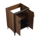 ZUN 24'' Bathroom Vanity without Top Sink, Modern Bathroom Storage Cabinet with 2 Soft Closing Doors, W1972P164278