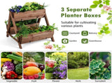 26" Wooden elevated garden bed 72694384