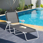 ZUN Folding Lounge Chairs / beach chair （Prohibited by WalMart） 12926720