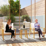 3 Piece Outdoor Bistro Set/Outdoor Garden Bench Garden chair 06416435