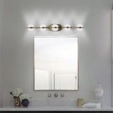 ZUN Modern Minimalist Bathroom Vanity Light, LED 5 Bulb Frosted Glass Shades, Wall Mounted Decorative W1340P143675