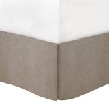 7 Piece Micro Corduroy Comforter Set Brown Queen B035P266664