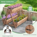 ZUN 44" Wooden elevated garden bed 44187449