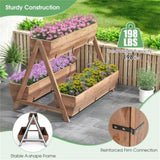 ZUN 44" Wooden elevated garden bed 44187449